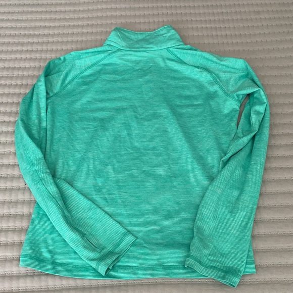 Old navy active GIRLS sz medium ( 8) aqua / teal green blue active pullover - Picture 5 of 6